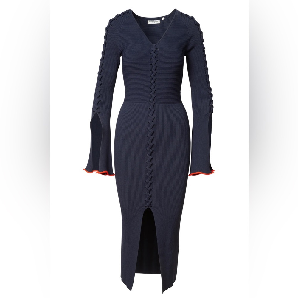 Opening Ceremony Criss Cross Knit Dress